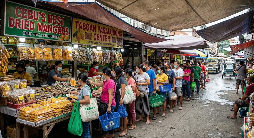 Where to Buy Dried Mangoes in Cebu - Taboan market